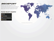 Tablet Screenshot of beosport.com